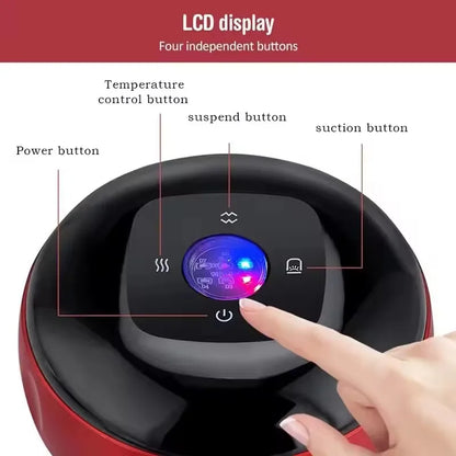 Electric Suction Cup Device Back Neck Arm Massager Relieve Fatigue Smart Vacuum Cupper Body Cupping Scraping Massager